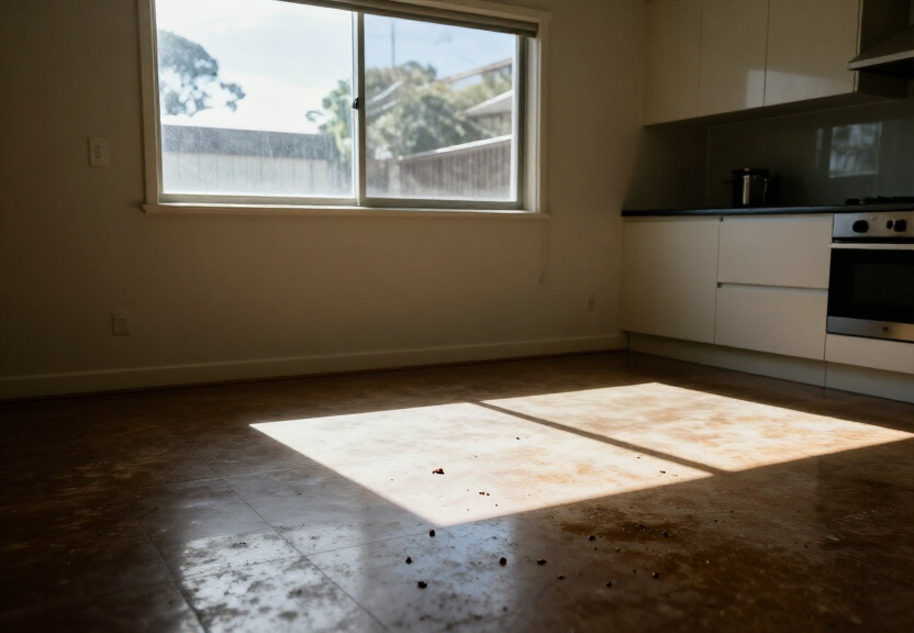 Cockroach infestation in Thornleigh kitchen before treatment